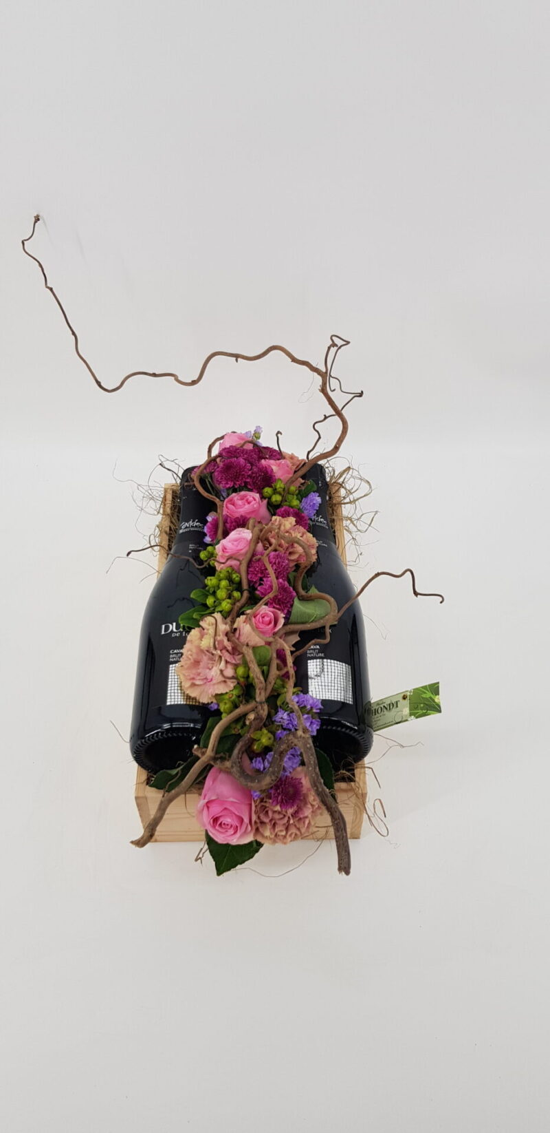 duette Cava et fleurs